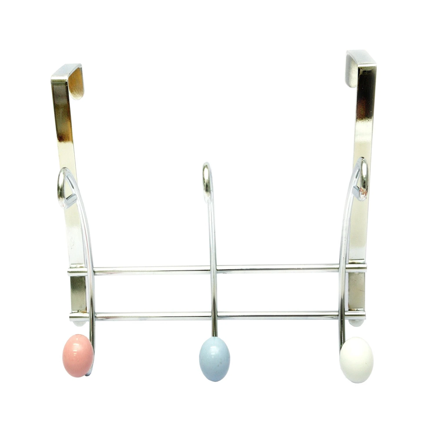 Chrome Effect 3 Hook Rail, (L)267mm (H)189mm 1 Chrome Effect 3 Hook Rail, (L)267mm (H)189mm