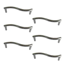 Chrome Effect Cabinet Pull Handle