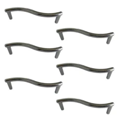 Chrome Effect Gate Pull Handle