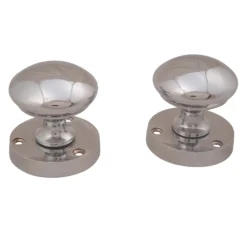 Chrome Effect Zamak Round Internal Door Knob (Dia)54mm -Master Yale Shop chrome effect zamak round internal door knob dia 54mm03415498 21c