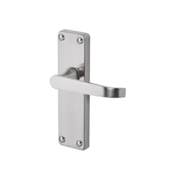 Colours Arsk Satin Nickel Effect Steel Straight Latch Door Handle (L)101mm