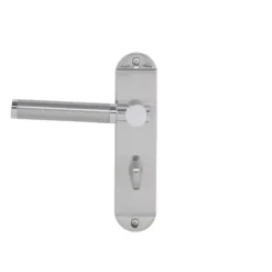 Colours Brigg Satin Nickel Effect Aluminium & Steel Straight Bathroom Door Handle (L)132.8mm -Master Yale Shop colours brigg satin nickel effect aluminium steel straight bathroom door handle l 132 8mm3663602828808 03bq scaled