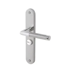 Colours Callac Stainless Steel Straight Bathroom Door Handle (L)130mm