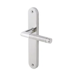 Colours Callac Stainless Steel Straight Latch Door Handle (L)130mm