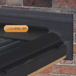 Corrapol Black Aluminium Corrugated Wall Flashing (L)3m (W)165mm -Master Yale Shop corrapol black aluminium corrugated wall flashing l 3m w 165mm5060865934389 02i bq