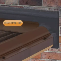 Corrapol Brown Aluminium Corrugated Wall Flashing (L)3m (W)165mm -Master Yale Shop corrapol brown aluminium corrugated wall flashing l 3m w 165mm5060865934396 02i bq