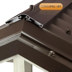 Corrapol Brown Aluminium Ridge Piece (L)6mm (W)145mm -Master Yale Shop corrapol brown aluminium ridge piece l 6mm w 145mm5060521034545 01i bq