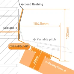 Corrapol Green Aluminium Corrugated Wall Flashing (L)2m (W)165mm -Master Yale Shop corrapol green aluminium corrugated wall flashing l 2m w 165mm5060865934365 01t bq