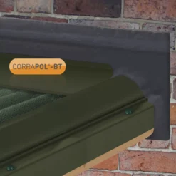 Corrapol Green Aluminium Corrugated Wall Flashing (L)2m (W)165mm -Master Yale Shop corrapol green aluminium corrugated wall flashing l 2m w 165mm5060865934365 02i bq