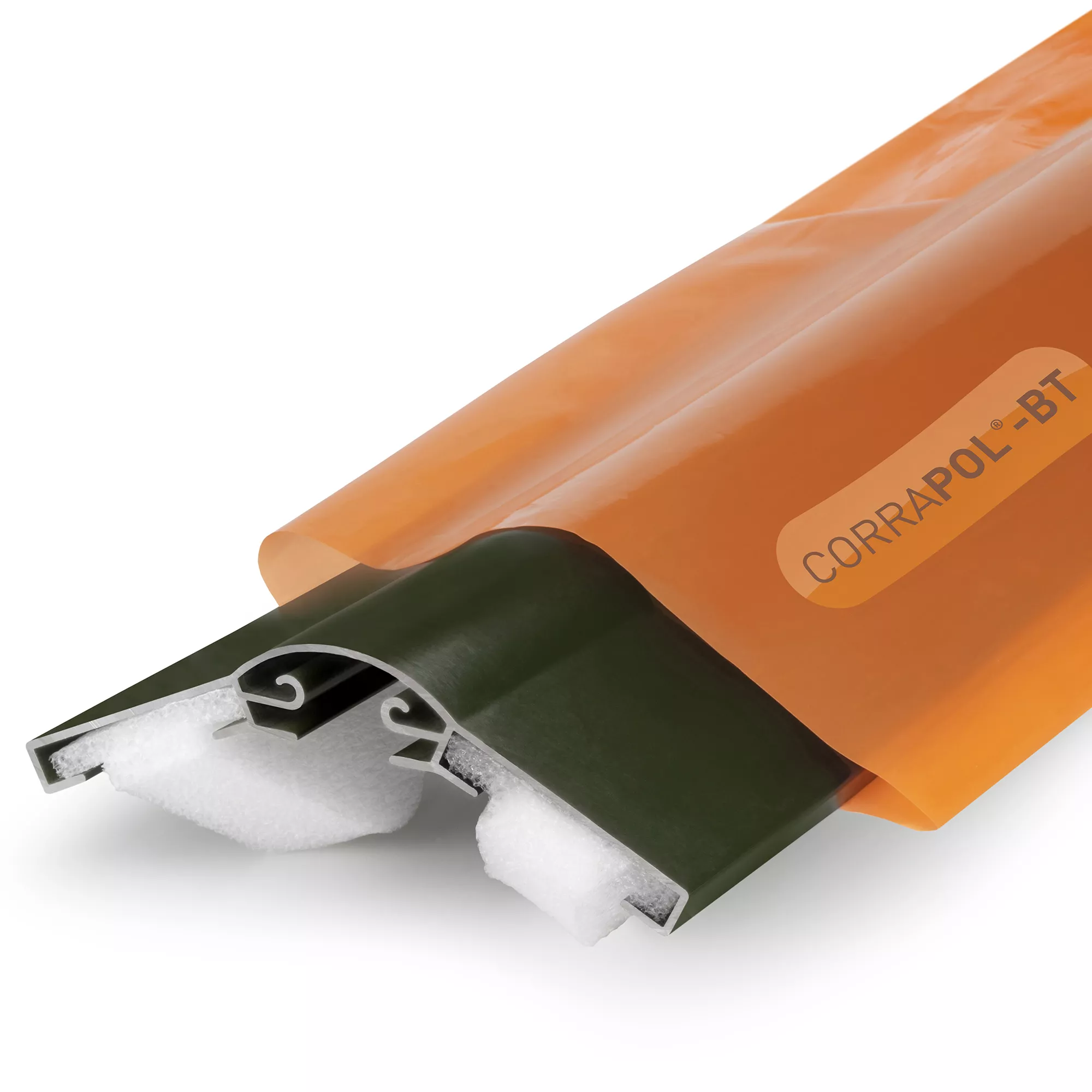 Corrapol Green Aluminium Ridge Piece (L)6mm (W)145mm 1 Corrapol Green Aluminium Ridge Piece (L)6mm (W)145mm