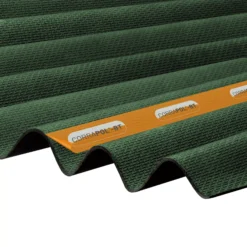 Corrapol Green Bitumen Corrugated Roofing Sheet (L)2m (W)930mm (T)2mm