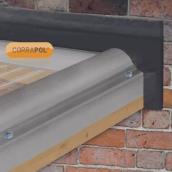 Corrapol Mill Aluminium Corrugated Wall Flashing (L)3m (W)165mm 10 Corrapol Mill Aluminium Corrugated Wall Flashing (L)3m (W)165mm -Master Yale Shop corrapol mill aluminium corrugated wall flashing l 3m w 165mm5060865934303 02i bq