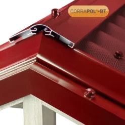 Corrapol Red Aluminium Ridge Piece (L)2mm (W)145mm -Master Yale Shop corrapol red aluminium ridge piece l 2mm w 145mm5060521034484 01i bq
