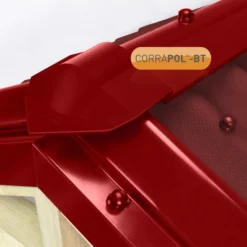Corrapol Red Aluminium Ridge Piece (L)3mm (W)145mm -Master Yale Shop corrapol red aluminium ridge piece l 3mm w 145mm5060521034521 02i bq