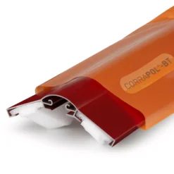 Corrapol Red Aluminium Ridge Piece (L)6mm (W)145mm