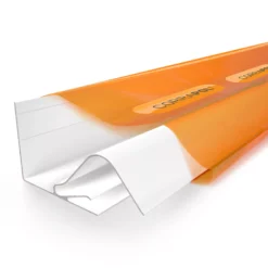 Corrapol White Aluminium Corrugated Wall Flashing (L)2m (W)130mm