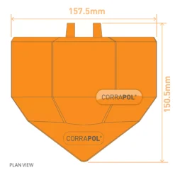 Corrapol White Aluminium Ridge Capping (L)0.1mm (W)160mm -Master Yale Shop corrapol white aluminium ridge capping l 0 1mm w 160mm5060865934099 01t bq
