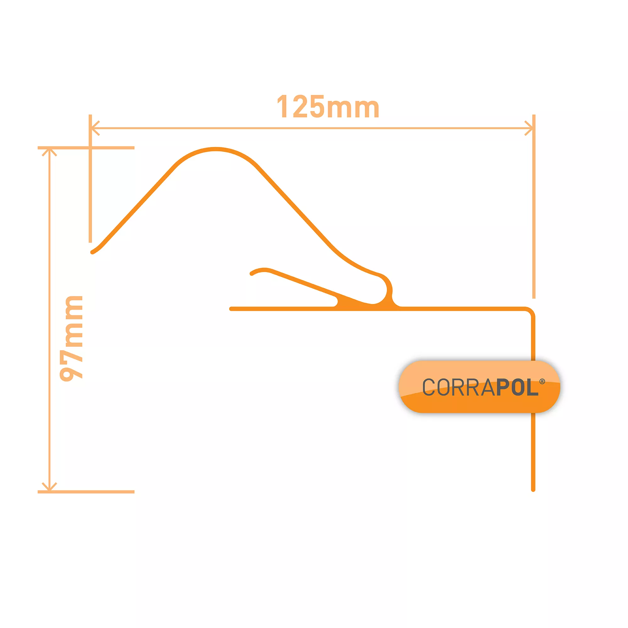 Corrapol White Side Flashing (L)3m 5 Corrapol White Side Flashing (L)3m - Image 5