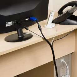 D-Line Black 4 Piece Cable Tidy Kit 11 D-Line Black 4 Piece Cable Tidy Kit -Master Yale Shop d line black 4 piece cable tidy kit5056335602445 01i bq