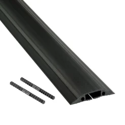 D-Line Black Floor Cable Cover, (L)1.8m