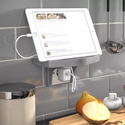 D-Line Grey Cable Tidy Shelf 8 D-Line Grey Cable Tidy Shelf -Master Yale Shop d line grey cable tidy shelf5056335602766 02i bq