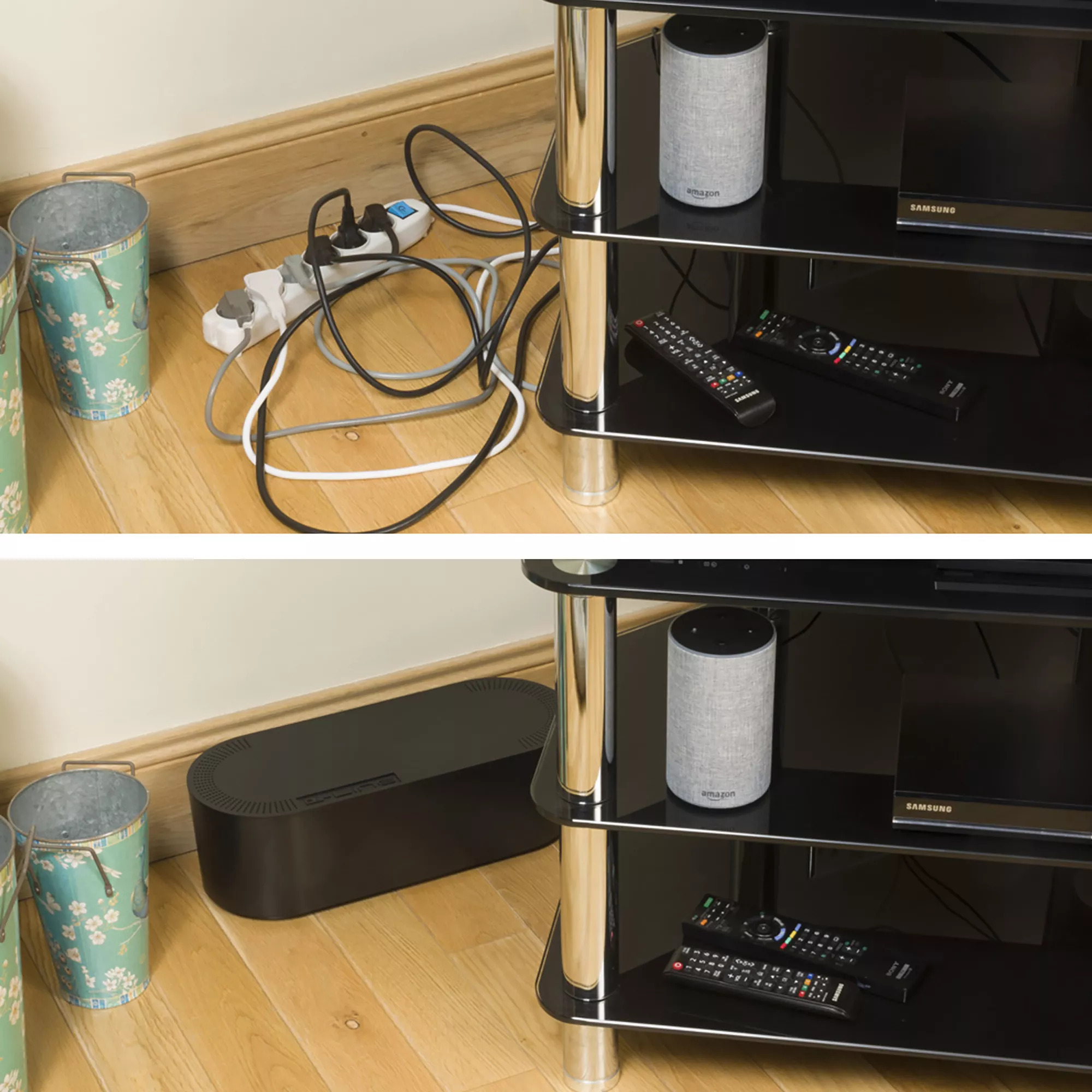 D-Line Large Black Cable Tidy Unit 7 D-Line Large Black Cable Tidy Unit - Image 7