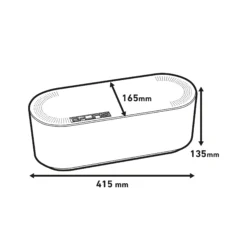 D-Line Large White Cable Tidy Unit -Master Yale Shop d line large white cable tidy unit5060226644322 01t