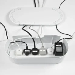D-Line Large White Cable Tidy Unit -Master Yale Shop d line large white cable tidy unit5060226644322 03bq