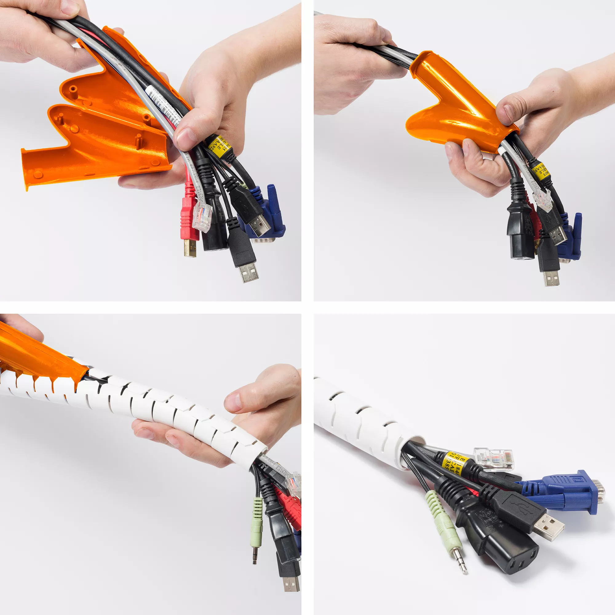 D-Line White 24mm Cable Zipper, (L)2.5m 2 D-Line White 24mm Cable Zipper, (L)2.5m - Image 2