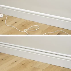 D-Line White Half-round Trunking Length,(W)20mm (L)1m (H)10mm, Pack Of 4 -Master Yale Shop d line white half round trunking length w 20mm l 1m h 10mm pack of 45056335600250 05c BQ