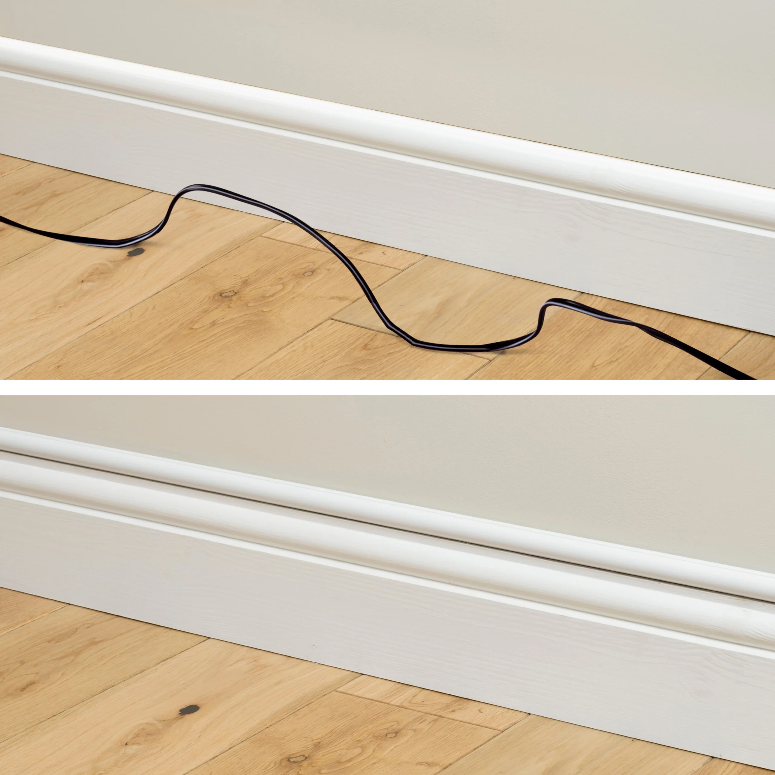 D-Line White Semi-circle Decorative Trunking,(W)20mm (L)2m (H)10mm, Pack Of 4 3 D-Line White Semi-circle Decorative Trunking,(W)20mm (L)2m (H)10mm, Pack Of 4 - Image 3