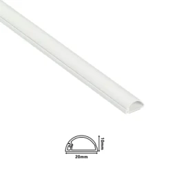 D-Line White Semi-circle Decorative Trunking,(W)20mm (L)2m (H)10mm, Pack Of 4 10 D-Line White Semi-circle Decorative Trunking,(W)20mm (L)2m (H)10mm, Pack Of 4 -Master Yale Shop d line white semi circle decorative trunking w 20mm l 2m h 10mm pack of 45056335602711 01t bq scaled