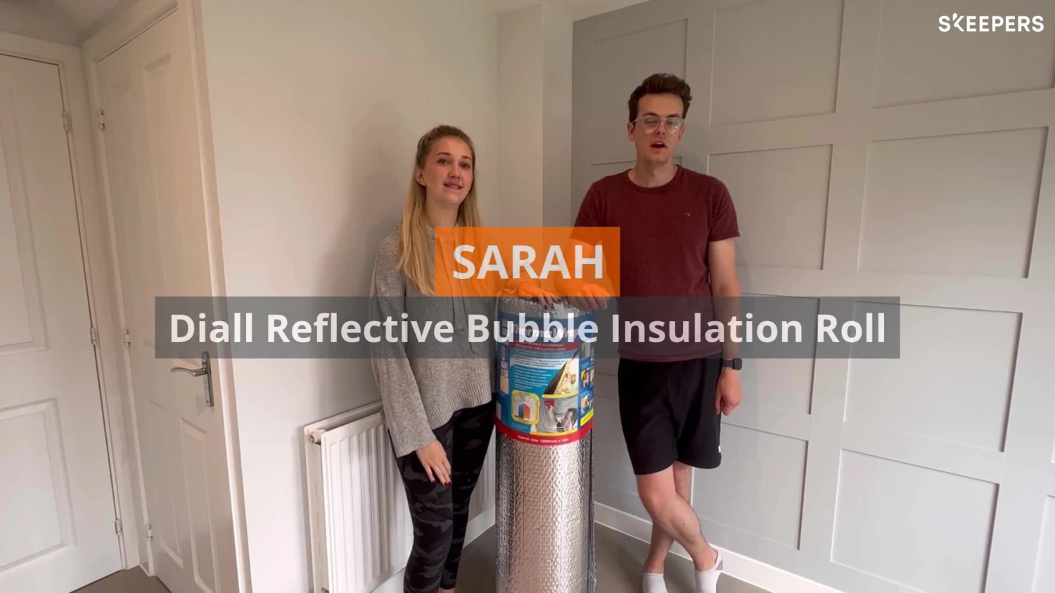 Diall Airtec Double Sided Reflective Bubble Insulation Roll, (L)14m (W)1.2m (T)7mm 2 Diall Airtec Double Sided Reflective Bubble Insulation Roll, (L)14m (W)1.2m (T)7mm - Image 2