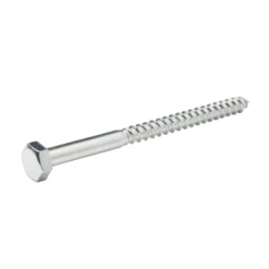 Diall Hex Zinc-plated Carbon Steel Coach Screw (Dia)10mm (L)140mm, Pack Of 50