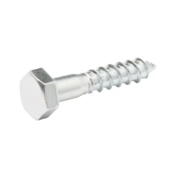 Diall Hex Zinc-plated Carbon Steel Coach Screw (Dia)6mm (L)30mm Of 200