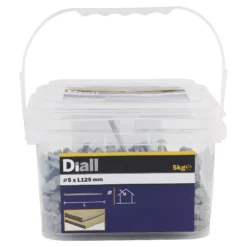 Diall Round Wire Nail (L)125mm (Dia)5mm 5kg