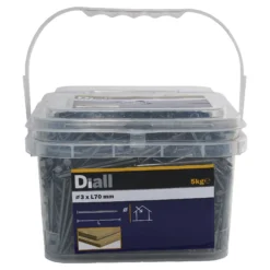 Diall Round Wire Nail (L)70mm (Dia)3mm, Pack