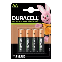 Duracell Rechargeable AA Battery, Pack Of 4
