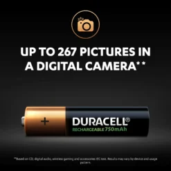 Duracell Rechargeable AAA Battery, Pack Of 4 10 Duracell Rechargeable AAA Battery, Pack Of 4 -Master Yale Shop duracell rechargeable aaa battery pack of 45000394090231 14t bq