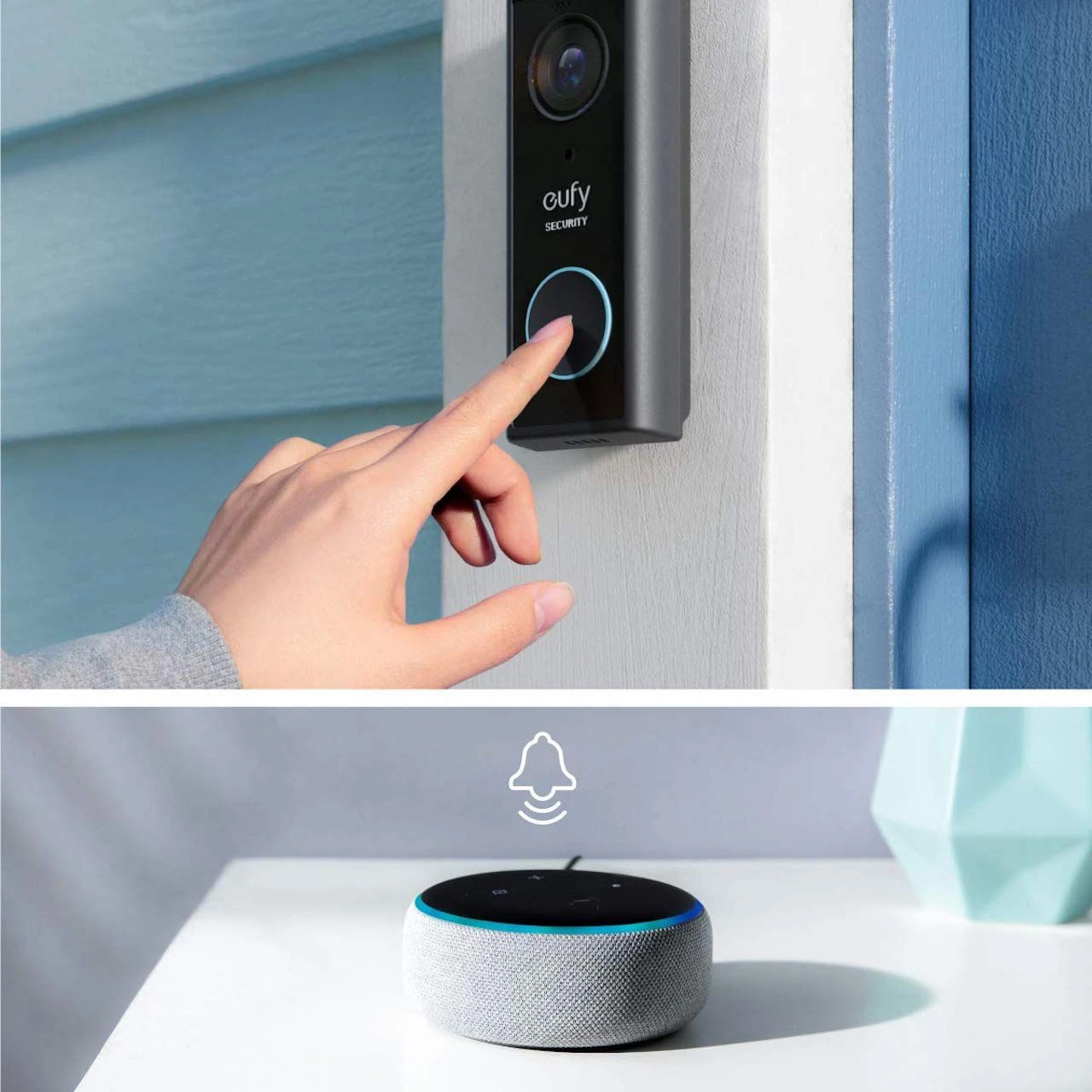 Eufy Black Wireless Video Doorbell With Homebase 7 Eufy Black Wireless Video Doorbell With Homebase - Image 7