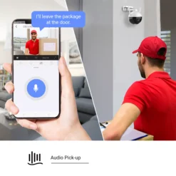 EZVIZ Wired Outdoor Pan & Tilt IP Camera In White -Master Yale Shop ezviz wired outdoor pan tilt ip camera in white5060563451522 07i bq