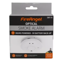 FireAngel SW1-R Interlinked Optical Smoke Alarm With 1-year Battery 4 FireAngel SW1-R Interlinked Optical Smoke Alarm With 1-year Battery -Master Yale Shop fireangel sw1 r interlinked optical smoke alarm with 1 year battery0816317004422 08c