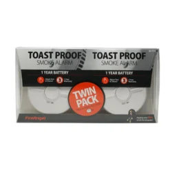 FireAngel Toast Proof SB1-TP-R Optical Smoke Alarm With 1-year Battery, Pack Of 2 -Master Yale Shop fireangel toast proof sb1 tp r optical smoke alarm with 1 year battery pack of 20816317004712 10c
