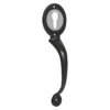 GateMate Euro Lock Black Gate Pull Handle (L)220mm