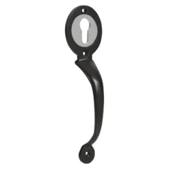 GateMate Euro Lock Black Gate Pull Handle (L)220mm
