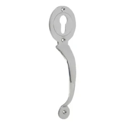 GateMate Euro Lock Chrome Gate Pull Handle (L)220mm