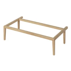 GoodHome Avela Matt Oak Feet (H)210mm