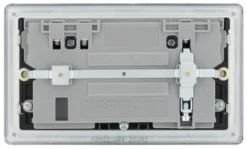 GoodHome Black Nickel 13A Flat Switched Double Screwless WiFi Extender Socket With USB -Master Yale Shop goodhome black nickel 13a flat switched double screwless wifi extender socket with usb5059340135878 04c scaled