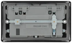 GoodHome Black Nickel 13A Switched Double WiFi Extender Socket With USB -Master Yale Shop goodhome black nickel 13a switched double wifi extender socket with usb5059340136158 04c scaled