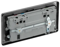 GoodHome Black Nickel 13A Switched Double WiFi Extender Socket With USB -Master Yale Shop goodhome black nickel 13a switched double wifi extender socket with usb5059340136158 21c scaled